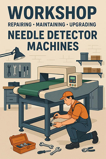 SERVICE: REPAIR- MAINTENANCE- UPGRADE METAL DETECTOR MACHINE
