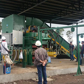 Straw press machine